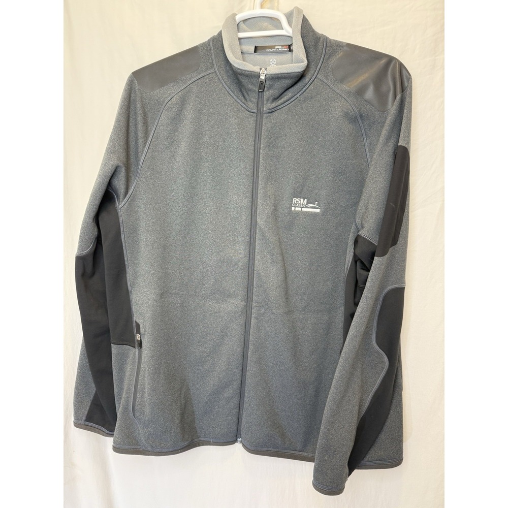 RLX Ralph Lauren Full Zip Fleece Lined Gray Jacket XXL RSM CLASSIC SEA ISLAND